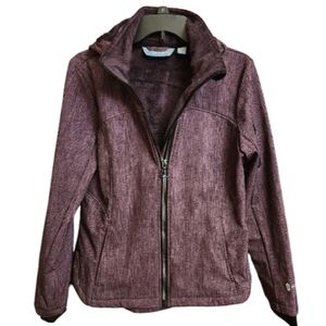 Free Country purple Women's Striated Freeform Softshell Jacket size medium